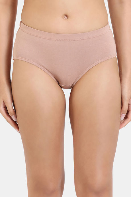 Zivame Anti-Microbial Medium Rise Full Coverage Hipster Panty (Pack of 5) - Multicolor — image 18